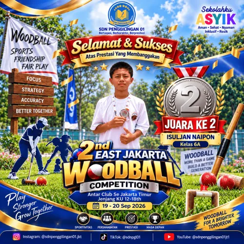 Aku berlatih, aku berjuang, dan akhirnya… AKU JUARA! 🎉🔥